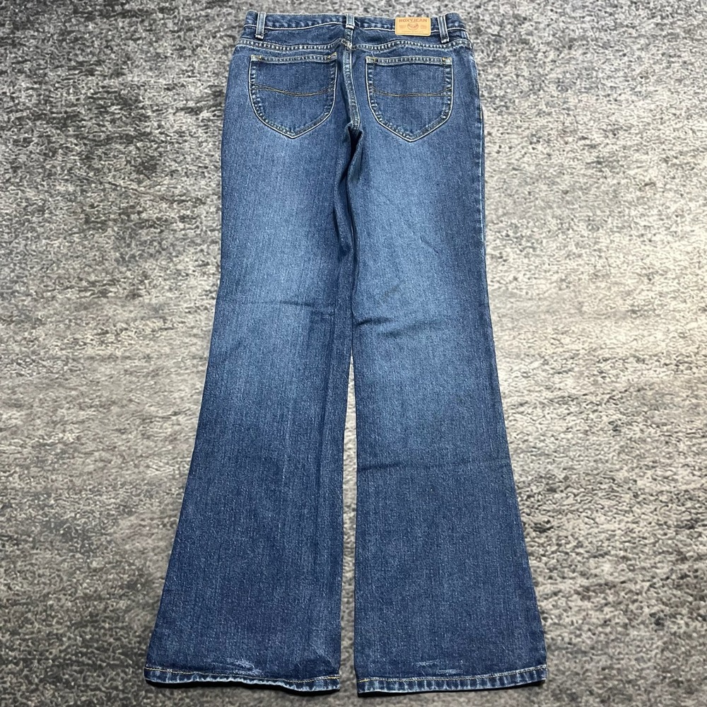 Quiksilver Roxy Jeans Womens 7 (29x32) Bootcut Flare Surf Boho Denim Y2K Vintage